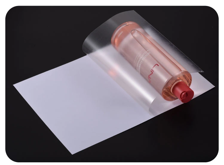 Reducing Plastic Pet Material Transparent Film Clear Adhesive Sticker