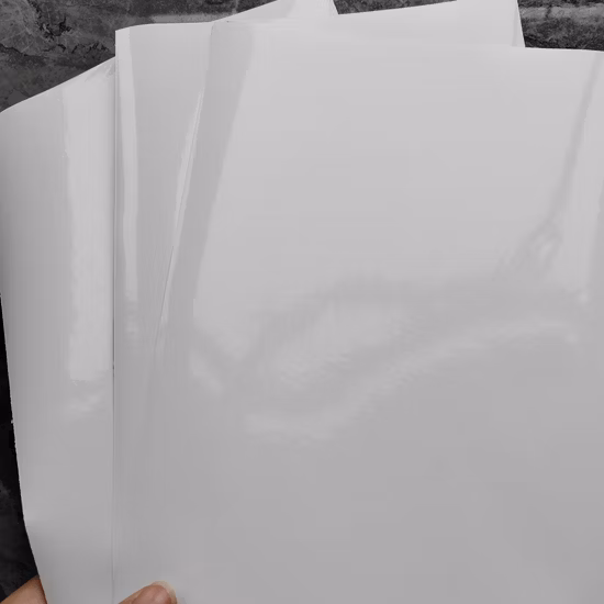 80GSM High Gloss Paper High Whiteness Acrylic Glue Back Cut 5cm