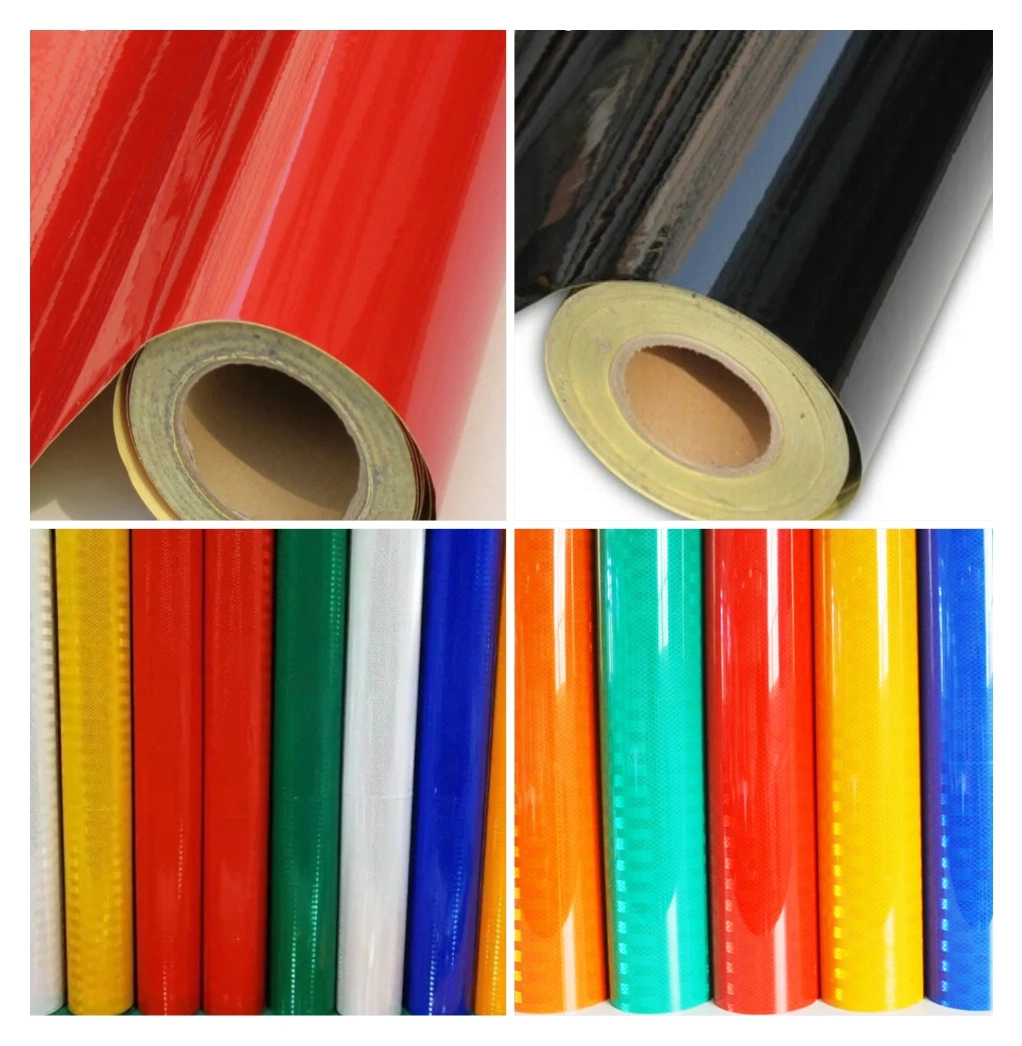 3100 Pet 3200 Acrylic Self Adhesive Vinyl Film Material Road Sign Safety Reflective Sheeting Sticker