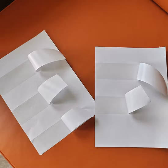 80GSM High Gloss Paper High Whiteness Acrylic Glue Back Cut 5cm