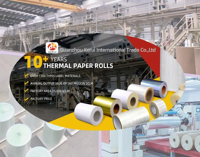 Factory Directly Clear Transparent PP BOPP Pet Film Self Adhesive Sticker Printing Paper Material Jumbo Roll