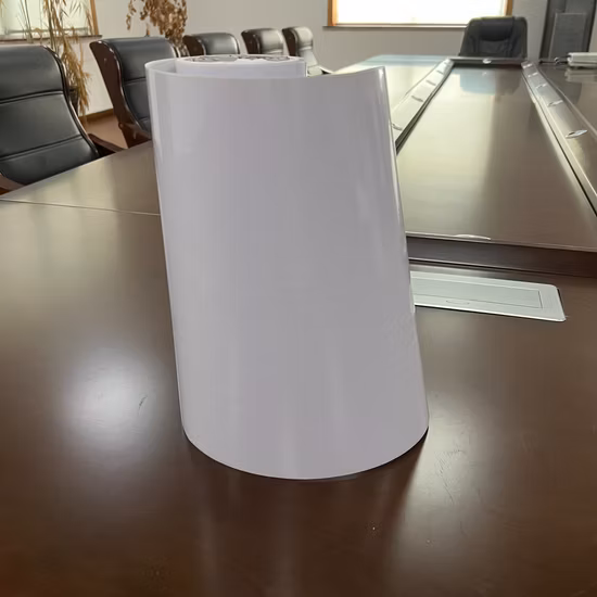 Flexography Factory Price White Glossy PP Film Self Adhesive Synthetic Sticker Paper and Film with White Glassine Paper